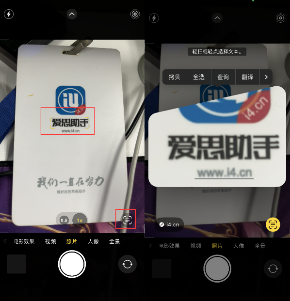 苍溪苹果手机维修分享升级iOS 16后如何通过相机翻译文本 