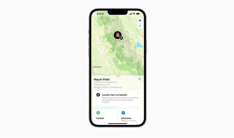 苍溪苹果14维修分享iPhone14系列中 FindMy功能通过卫星分享位置方法教程 