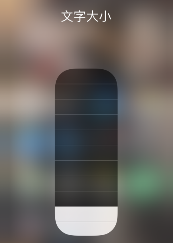 苍溪苹果手机维修分享小技巧：在 iPhone 控制中心快速调节字体大小 