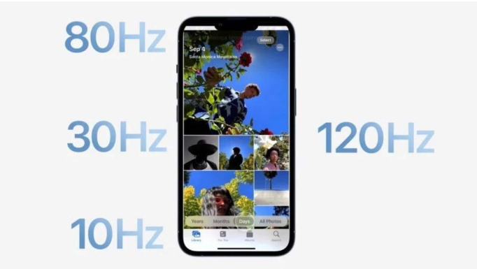 苍溪苹果14维修分享iPhone 14有高刷吗 