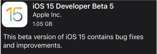 苍溪苹果手机维修分享如何升级到iOS15.0 beta5 